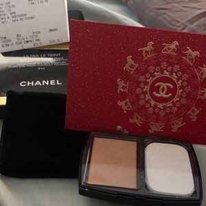 CHANEL Red and Black Makeup Set